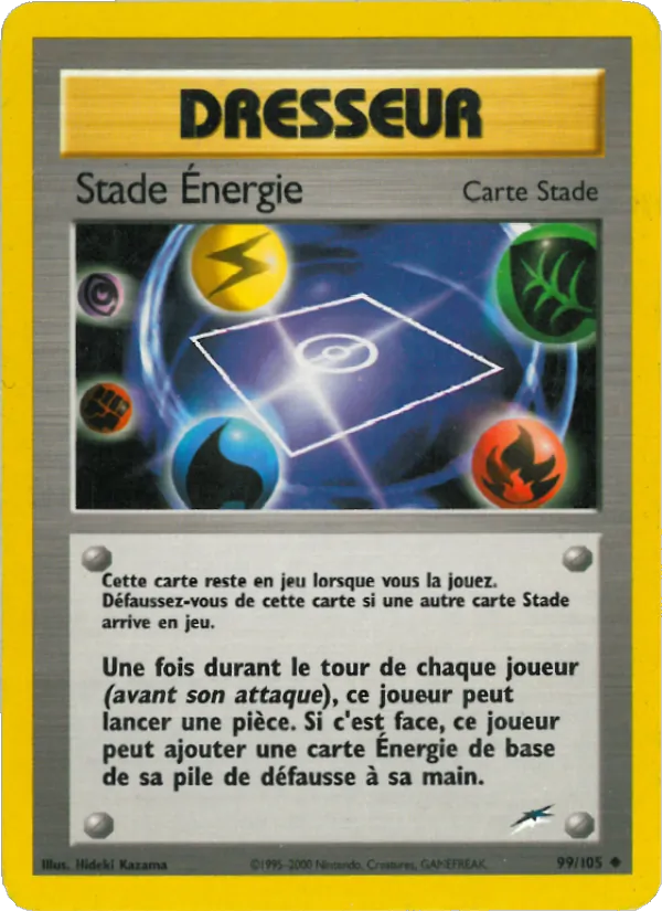 Carte Pokémon Stade Énergie 99/105 de l'extension Neo Destiny