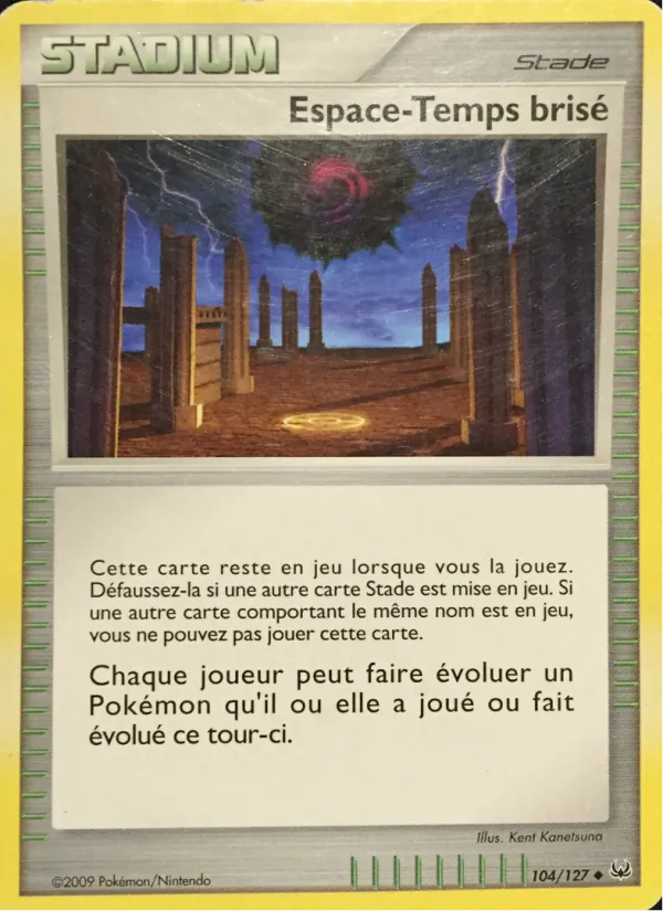 Carte Pokémon Espace-Temps brisé 104/127 de l'extension Platine