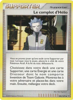 Carte Pokémon Le complot d'Hélio 105 — Platine