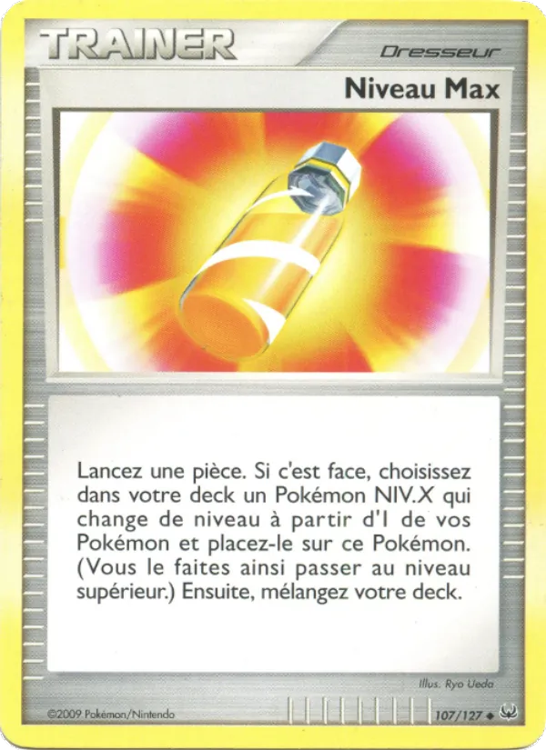 Carte Pokémon Niveau Max 107/127 de l'extension Platine
