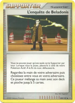 Carte Pokémon L'enquête de Beladonis 109 — Platine