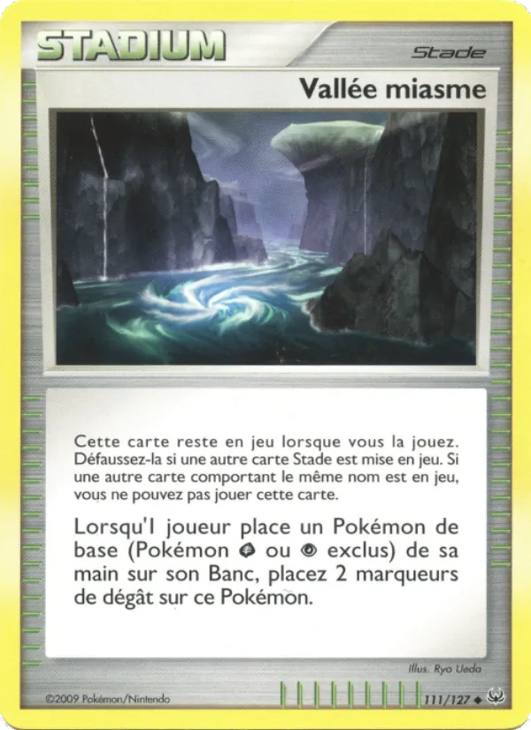 Carte Pokémon Vallée miasme 111/127 de l'extension Platine