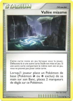 Carte Pokémon Vallée miasme 111 — Platine