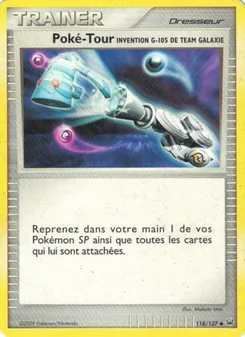Carte Pokémon Poké-Tour Invention G-105 de Team Galaxie 118 — Platine
