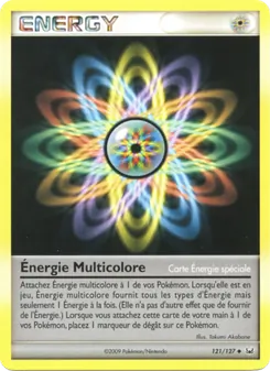 Carte Pokémon Énergie Multicolore 121 — Platine