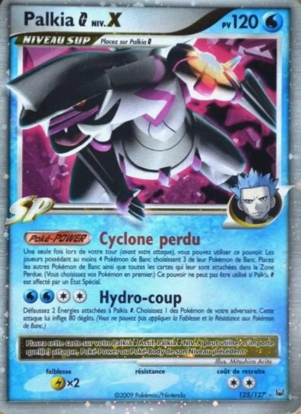 Carte Pokémon Palkia  125/127 de l'extension Platine