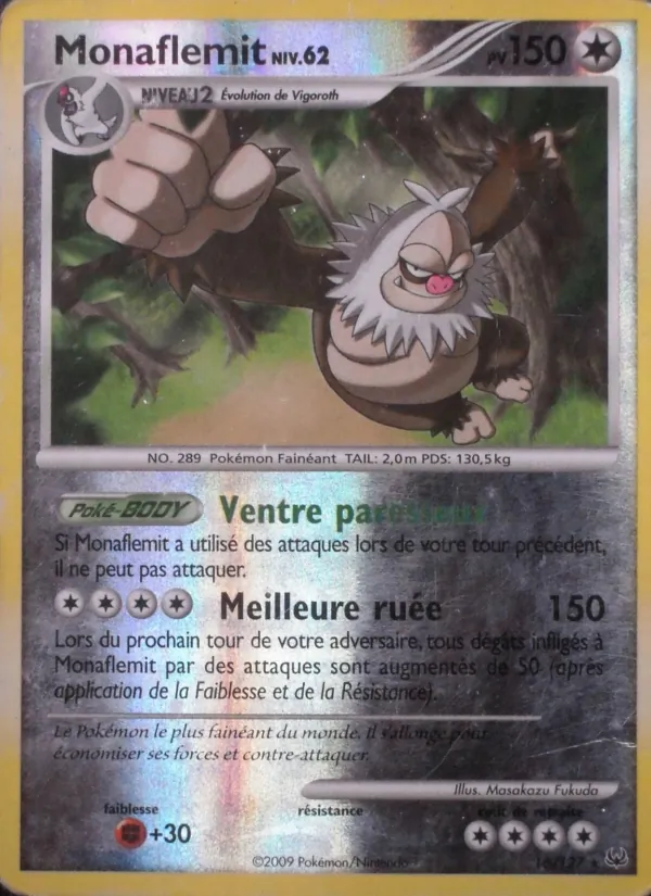 Carte Pokémon Monaflemit 16/127 de l'extension Platine