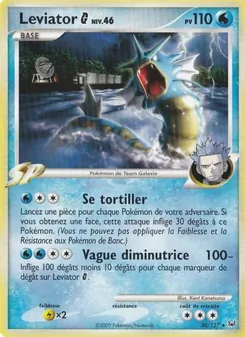 Carte Pokémon Leviator  30 — Platine