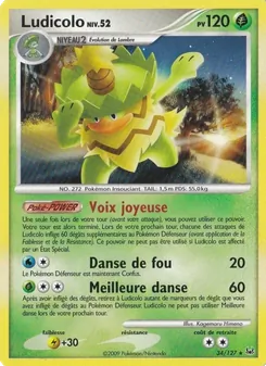 Carte Pokémon Ludicolo 34