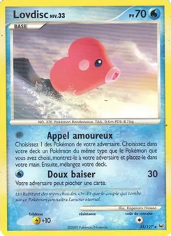 Carte Pokémon Lovdisc 35 — Platine