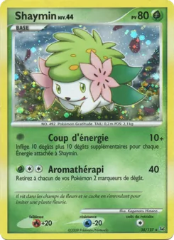 Carte Pokémon Shaymin 38 — Platine