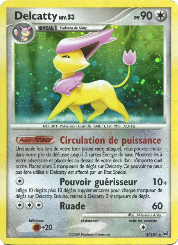Carte Pokémon Delcatty 4/127 de l'extension Platine