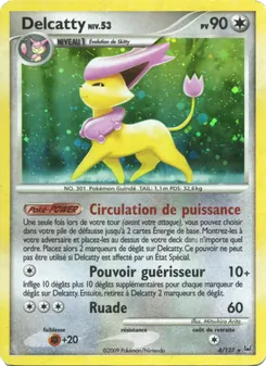 Carte Pokémon Delcatty 4 — Platine