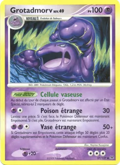 Carte Pokémon Grotadmorv 57 — Platine