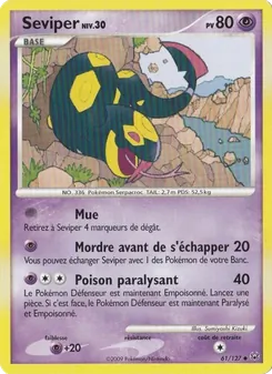 Carte Pokémon Seviper 61