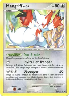 Carte Pokémon Mangriff 66