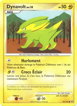 Carte Pokémon Dynavolt 74 — Platine