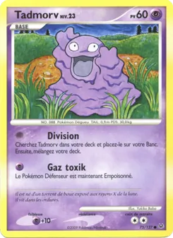 Carte Pokémon Tadmorv 75 — Platine