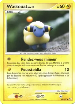 Carte Pokémon Wattouat 82 — Platine