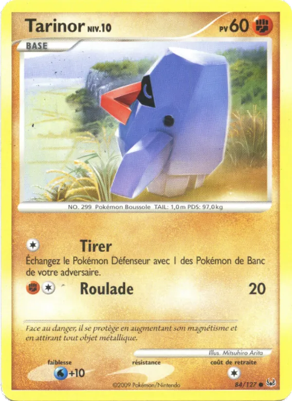 Carte Pokémon Tarinor 84/127 de l'extension Platine
