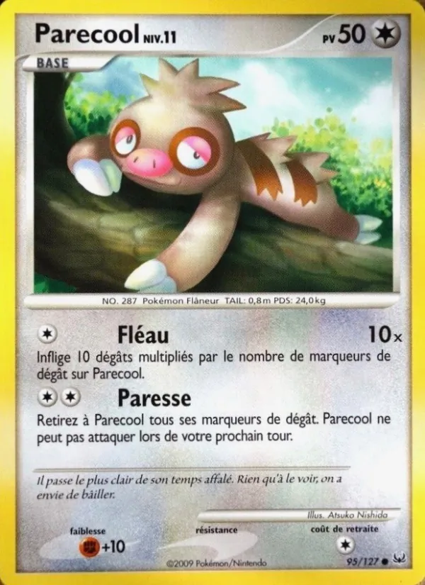 Carte Pokémon Parecool 95/127 de l'extension Platine