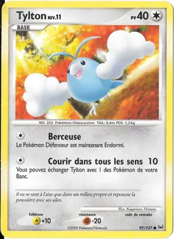 Carte Pokémon Tylton 97 — Platine