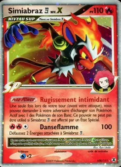 Carte Pokémon Simiabraz  Niv. X 108 — Rivaux Émergeants