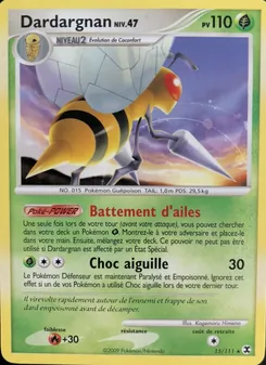 Carte Pokémon Dardargnan Niv. 47 15 — Rivaux Émergeants