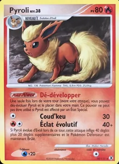 Carte Pokémon Pyroli Niv. 38 19 — Rivaux Émergeants