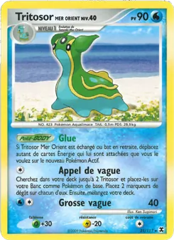 Carte Pokémon Tritosor Mer Orient Niv. 40 21 — Rivaux Émergeants
