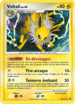 Carte Pokémon Voltali Niv. 43 26 — Rivaux Émergeants