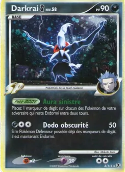 Carte Pokémon Darkrai  Niv. 58 3 — Rivaux Émergeants