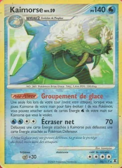 Carte Pokémon Kaimorse Niv. 59 36 — Rivaux Émergeants