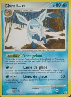 Carte Pokémon Givrali Niv. 42 41 — Rivaux Émergeants