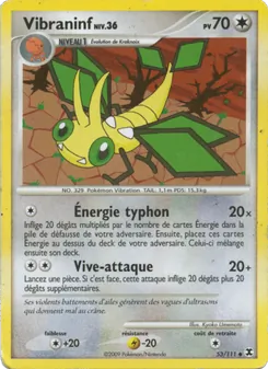 Carte Pokémon Vibraninf Niv. 36 53 — Rivaux Émergeants