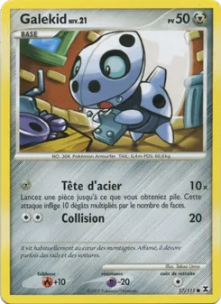 Carte Pokémon Galekid Niv. 21 57 — Rivaux Émergeants