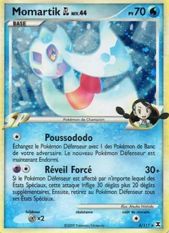 Carte Pokémon Momartik  Niv. 44 6 — Rivaux Émergeants