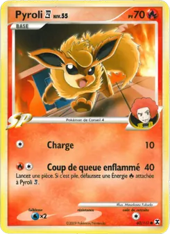 Carte Pokémon Pyroli  Niv. 55 60 — Rivaux Émergeants
