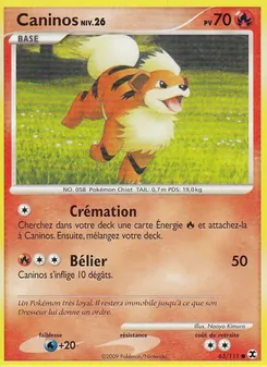 Carte Pokémon Caninos Niv. 26 63 — Rivaux Émergeants