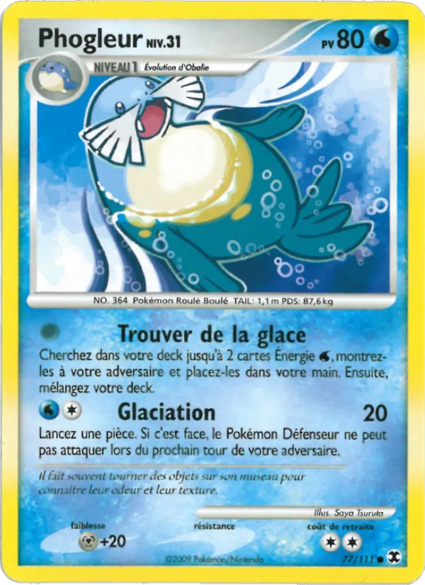 Carte Pokémon Phogleur Niv. 31 77/111 de l'extension Rivaux Émergeants