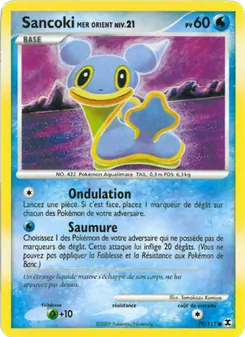 Carte Pokémon Sancoki Mer Orient Niv. 21 79 — Rivaux Émergeants