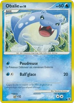 Carte Pokémon Obalie Niv. 18 82 — Rivaux Émergeants