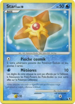 Carte Pokémon Stari Niv. 18 83 — Rivaux Émergeants