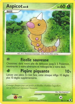 Carte Pokémon Aspicot Niv. 6 86 — Rivaux Émergeants