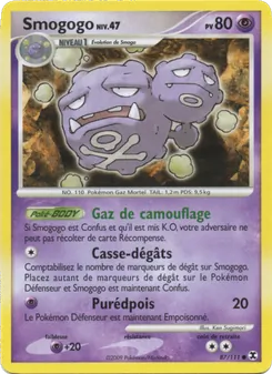 Carte Pokémon Smogogo Niv. 47 87 — Rivaux Émergeants