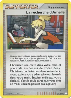 Carte Pokémon La recherche d'Amelle 89 — Rivaux Émergeants