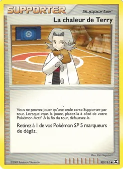 Carte Pokémon La chaleur de Terry 90 — Rivaux Émergeants