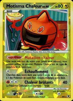 Carte Pokémon Motisma Chaleur Niv. 46 RT3 — Rivaux Émergeants