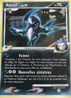 Carte Pokémon Absol  1