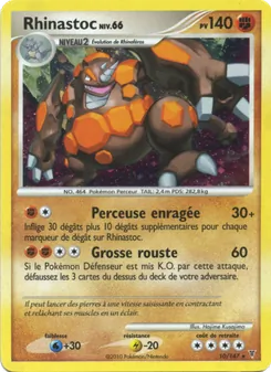 Carte Pokémon Rhinastoc 10
